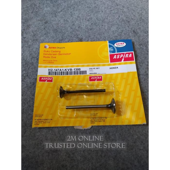 Valve Klep Set IN EX - Vario 110 Karbu Asli Aspira H2-147A1-KVB-1300