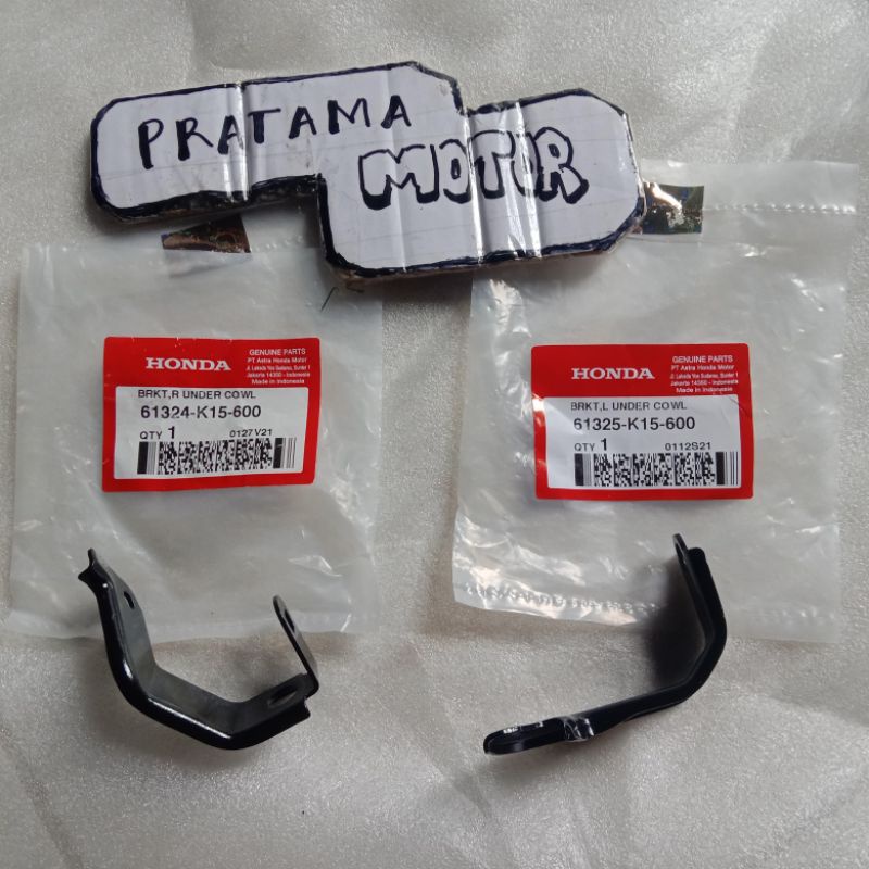 Brecket breket under cowl CB 150 R Kanan - Kiri CB150R StreetFire New K15G / CB150R StreetFire New K