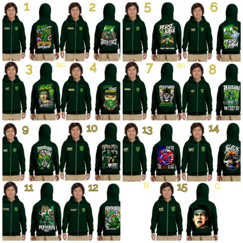 jaket tanggung bonek persebaya