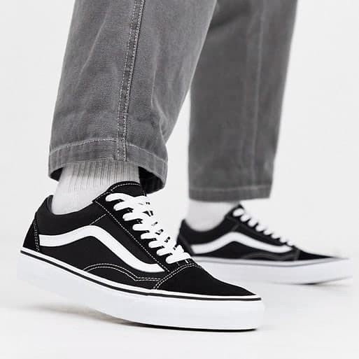 VANS OLD SKOOL CLASSIC BLACK WHITE