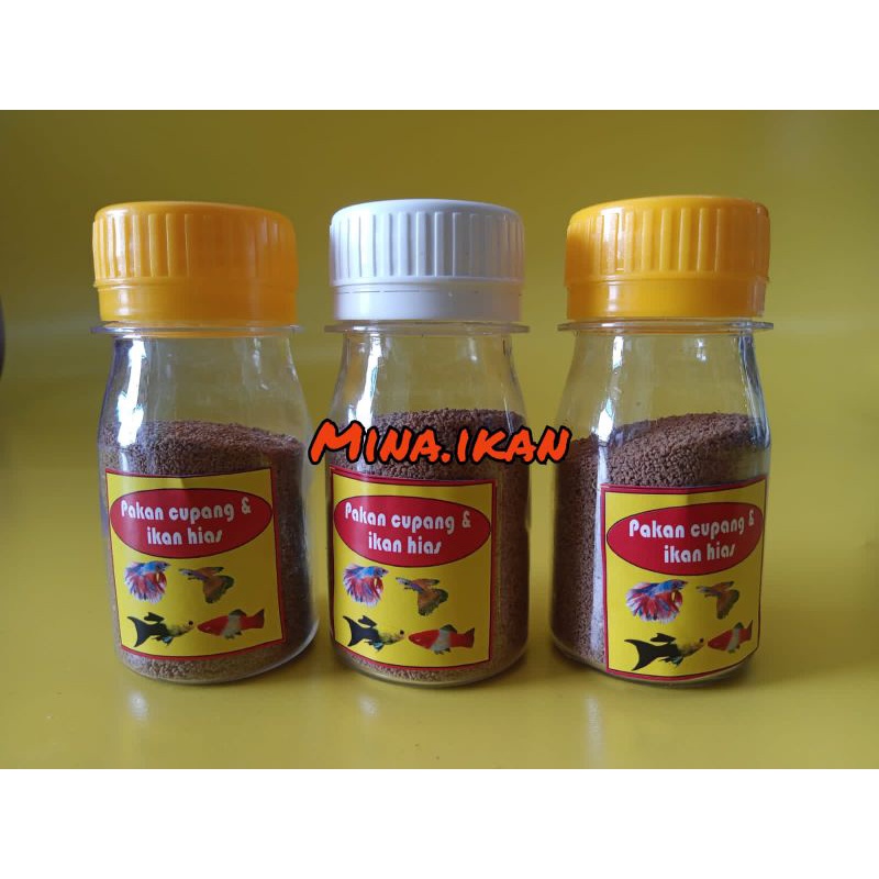 Pelet Burayak cupang  Guppy 25g Pakan Ikan Hias Udang Betta