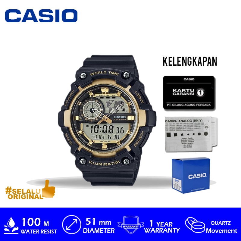 Casio General AEQ-200W-9AVDF /AEQ200W9AVDF /AEQ-200W Original