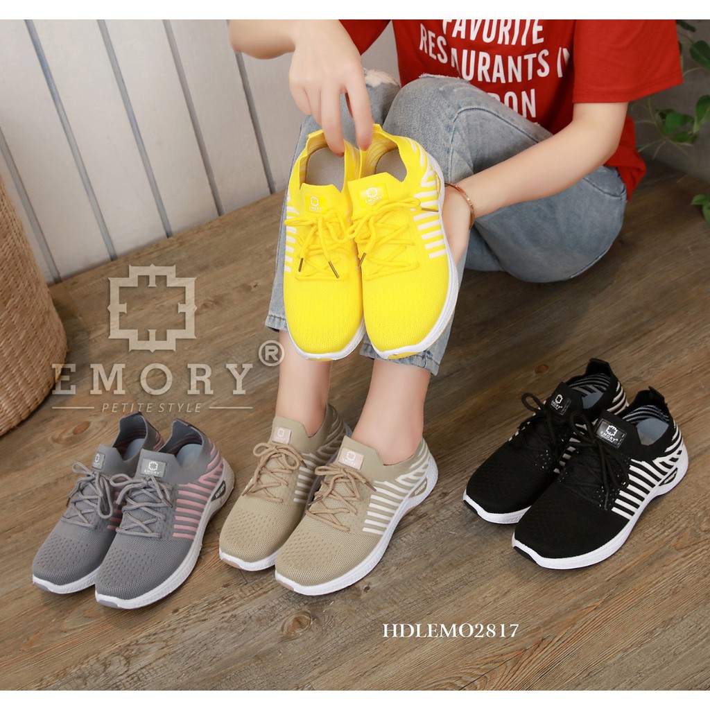 HDLEMO2817 SEPATU EMORY Fkyknit Sneakers ORIGINAL