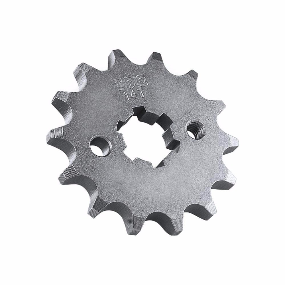 front sprocket TDR silver 428 14T gear depan tdr vixion scorpio R15 xabre