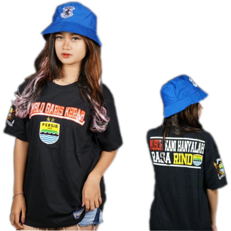 kaos Persib jomblo garis keras rindu kamu