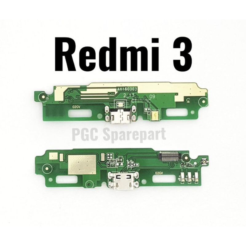 PCB + CON TC REDMI 3