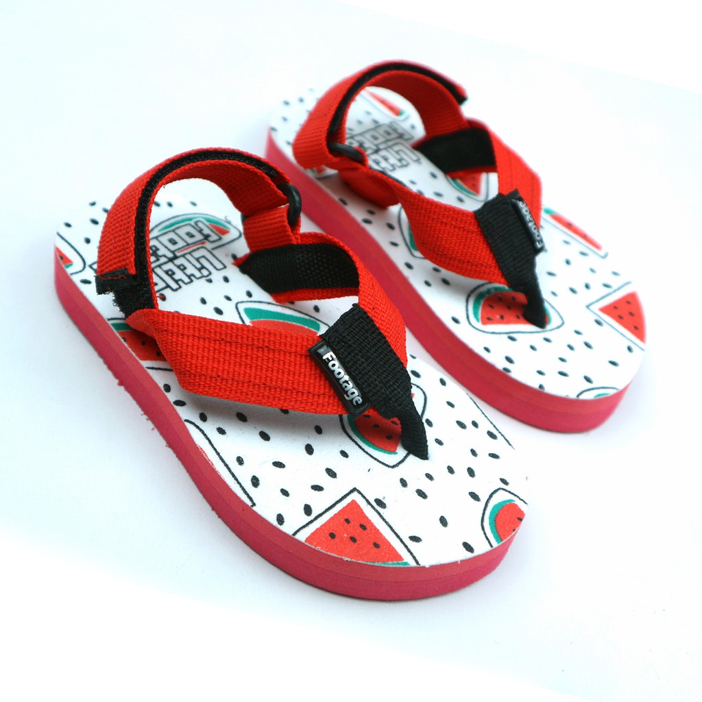 Sandal Anak Toddler Cowok Cewek Sendal Bayi Perempuan Laki laki Karakter Water Melon