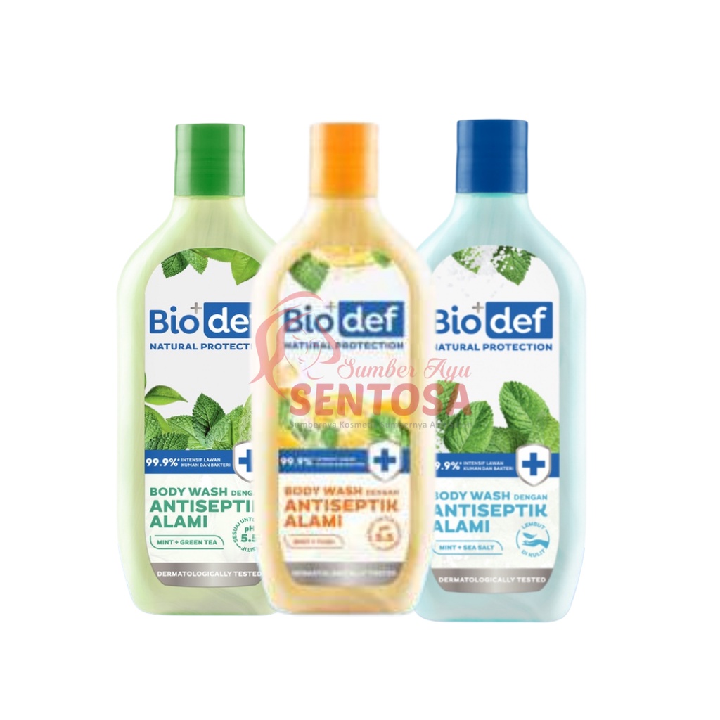 BIODEF NATURAL PROTECTION BODY WASH BOTOL 275 ML