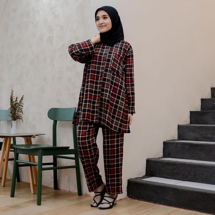 ONE SET JUMBO Pajamas LD 120 Rayon Viscose Sleepwear Daily Set-Khai 20