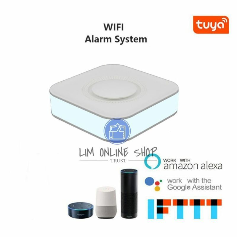 Alat Pintar Smart Home Alarm System Security WIFI Support Android IOS Keamanan Rumah Tempat Usaha