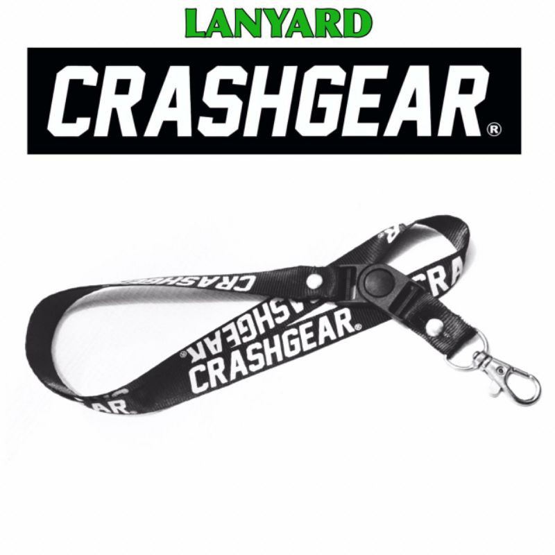 

LANYARD CRASHGEAR "BASIC" BLACK (FREE STIKER)
