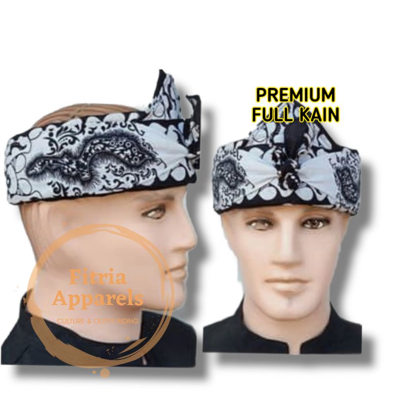 iket Makutawangsa FULL KAIN praktis- iket Sunda permanen - bendo - totopong - iket keren sunda Terja