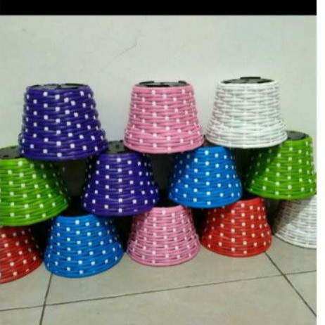 Pot Anyaman Rotan Sintetis D10 - D20