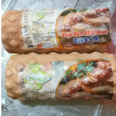 

Evergreen Vege Ham bbq flavor vegetarian 450 gram