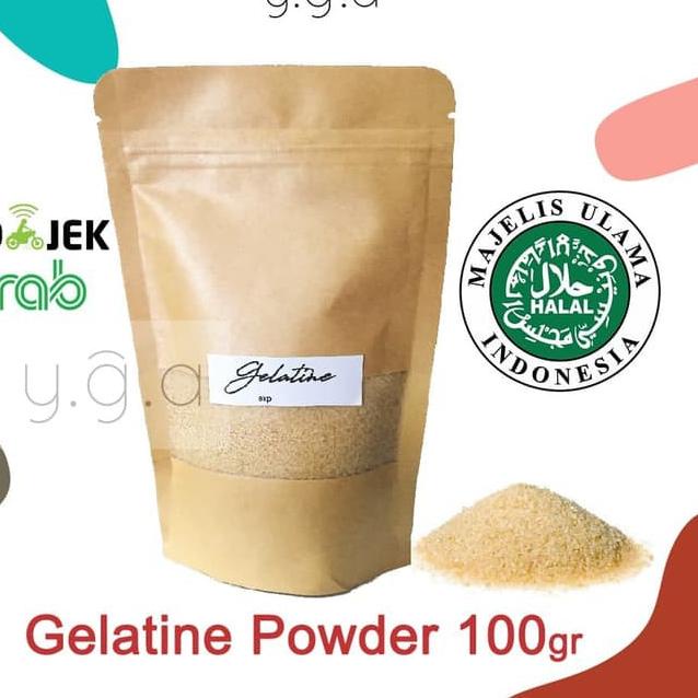 

[KODE YZGAQ] Bubuk Gelatin HALAL 100gr / Gelatine Powder