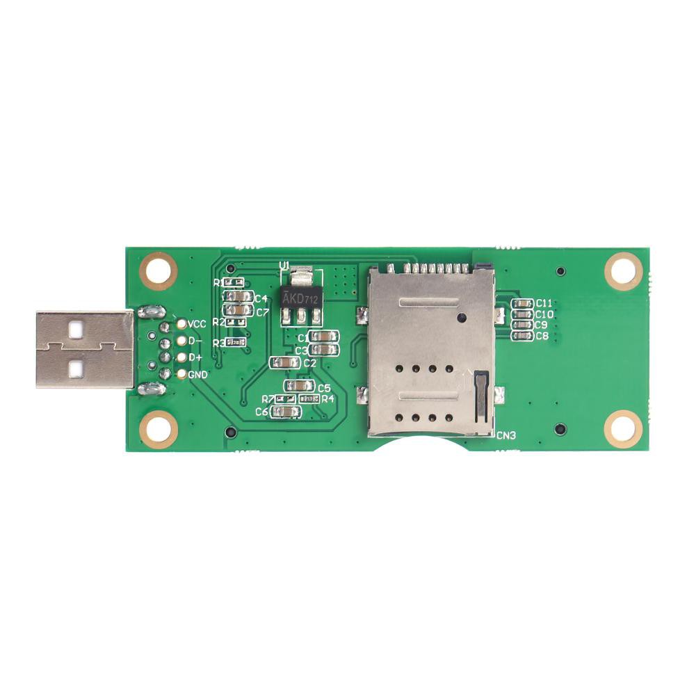 MOJITO Mini PCI-E to USB Adapter with SIM 8Pin Card Slot for WWAN/LTE Module