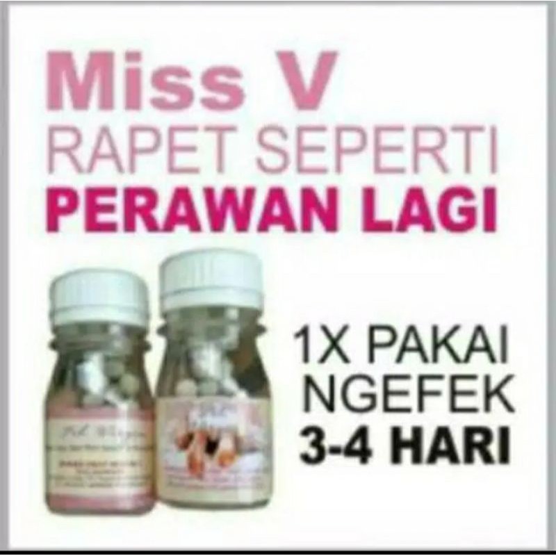 PIL VIRGIN ORIGINAL / PERAPET MISS V1BOTOL ISI 25 BUTIR