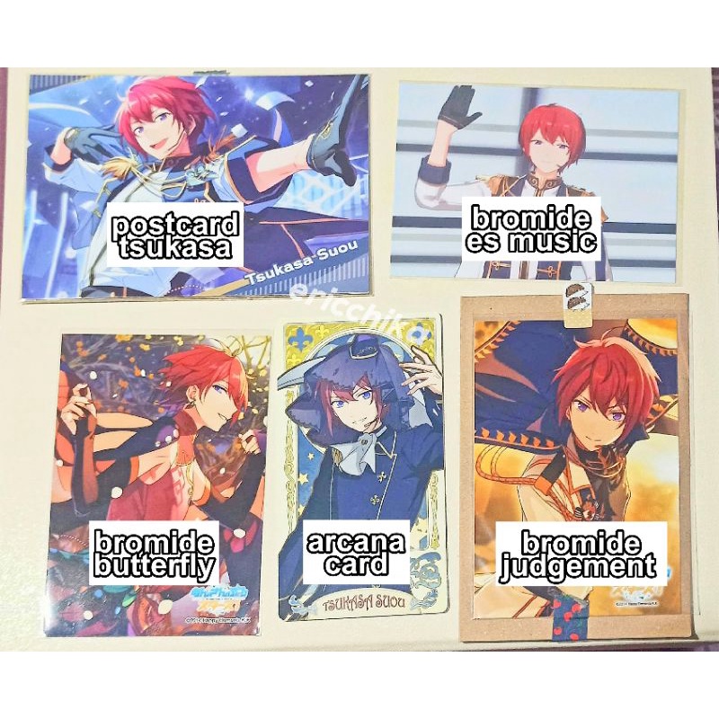 Merchandise Official Ensemble Stars Tsukasa Suou | Bromide, Arcana Card, Postcard