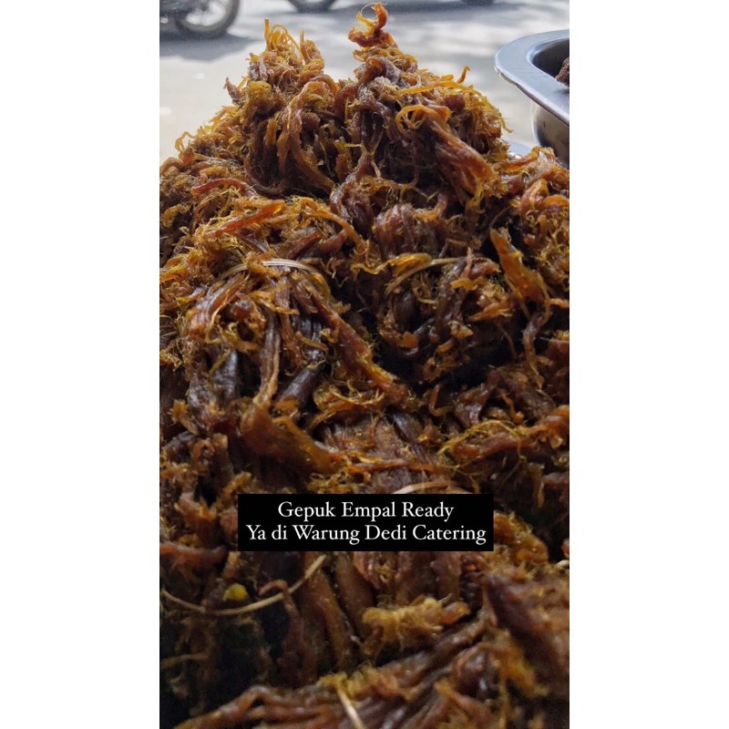 

Empal Gepuk Sukabumi (500gr) 10PCS