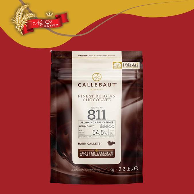 

CALLEBAUT Dark Recipe n 811 Callets 54,5% 1kg ---NEW---