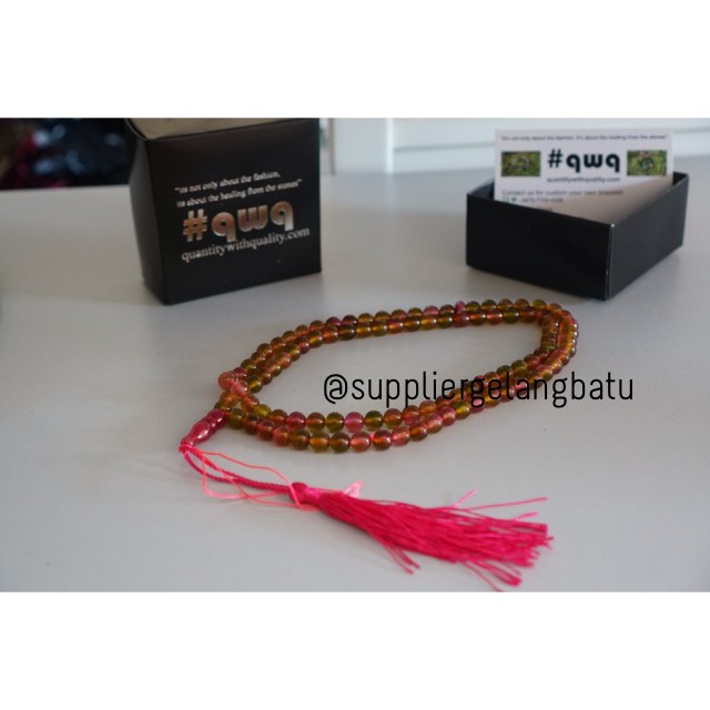 tasbih batu BURGUNDY QUARTZ 8mm 99 butir premium tasbeh mano alam akik aksesoris grosir kerajinan