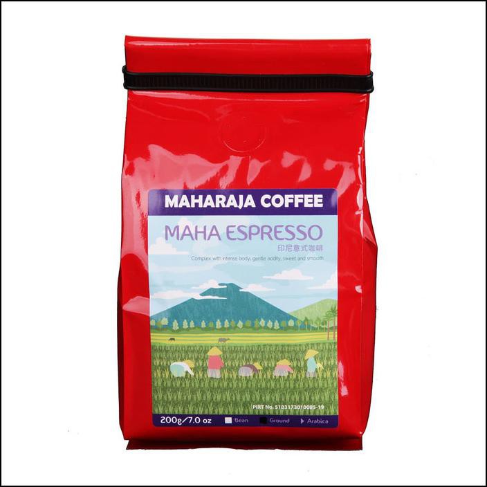 

KOPI ESPRESSO BLEND 200G BIJI MAHARAJA COFFEE