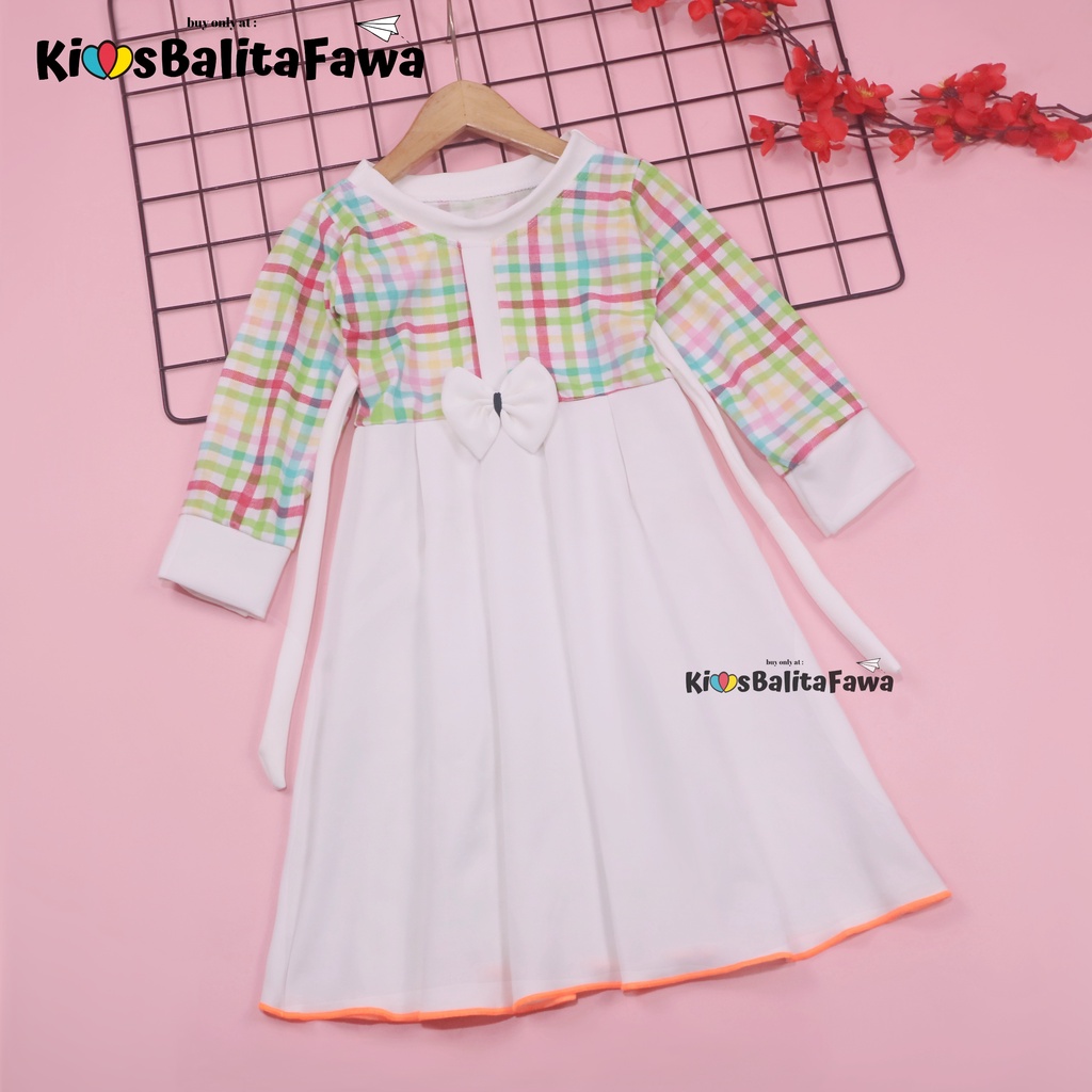 Gamis Pita Uk 1-2 Tahun / Gamis Anak Baju Ngaji Murah Dress Muslim Lengan Panjang Perempuan Girl