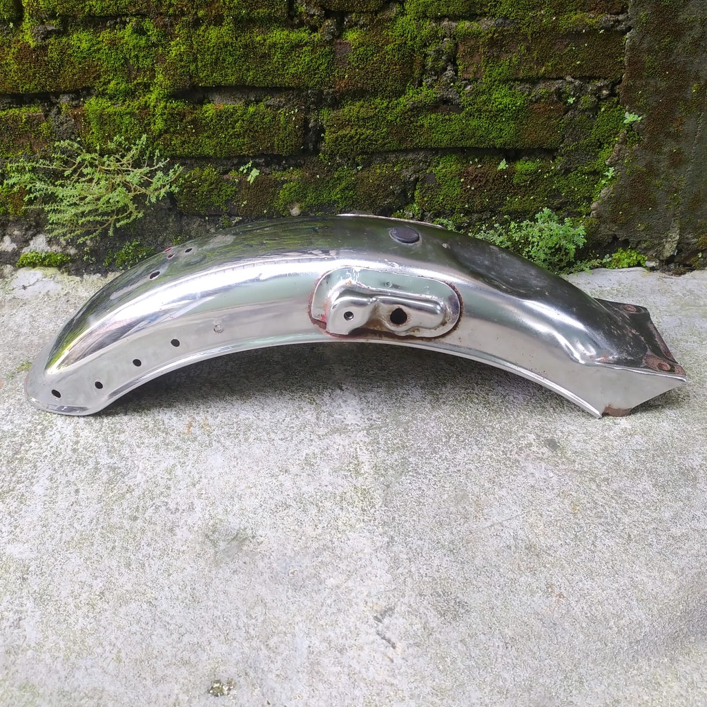 Spakbor Slebor Belakang Crome Honda GL100 GL 100 Original Copotan Motor