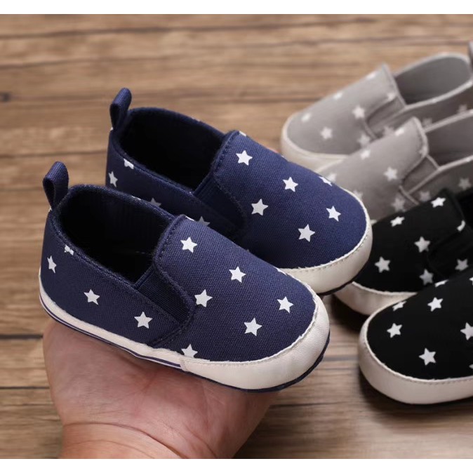 HappyOliver D06 LITTLE STARS Sepatu prewalker bayi dan anak perempuan