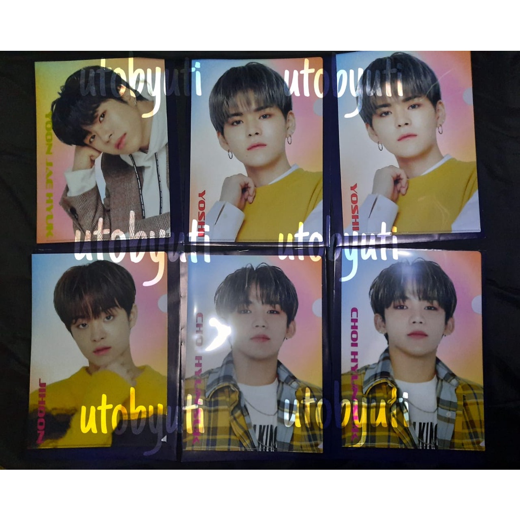 [READY STOCK] MD JAPAN TREASURE CLEAR FILE MEMBER, HYUNSUK, JIHOON, YOSHI, JAEHYUK