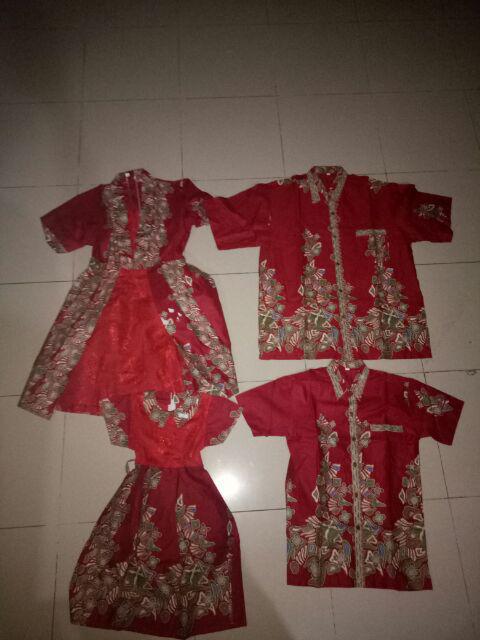 Batik Family/keluarga Dress Terusan Wanita Kd Kerang