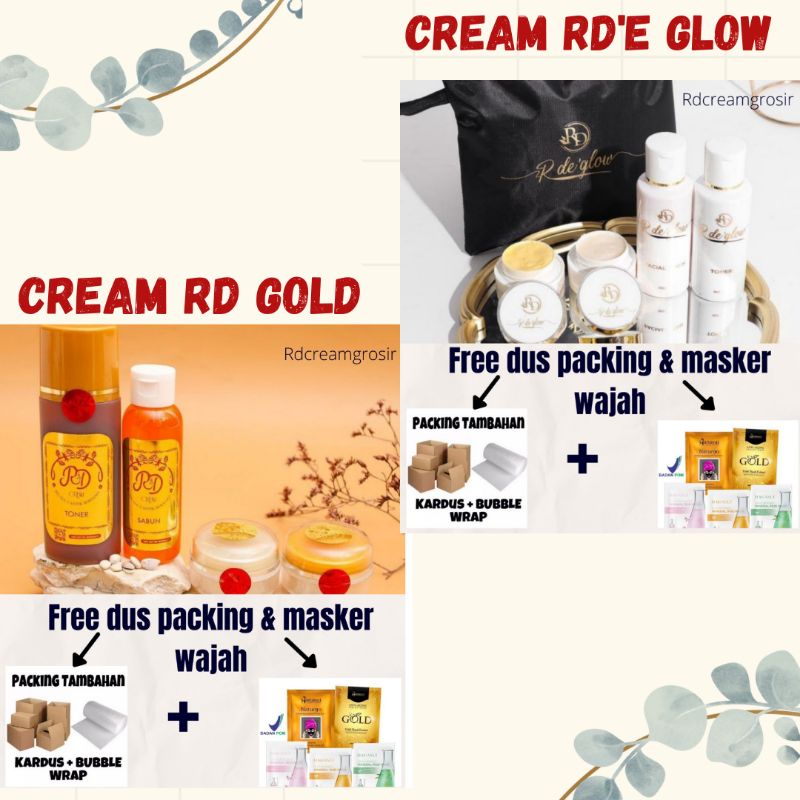 [COD] Cream RD'e Glow Rina diazella / Rd Gold / Rd kemasan lama/Rde Glow/RD KEMASAN BARU/CREAM RD WHITE/ CREAM R123D / CREAM RINNADIAZELLA BPOM