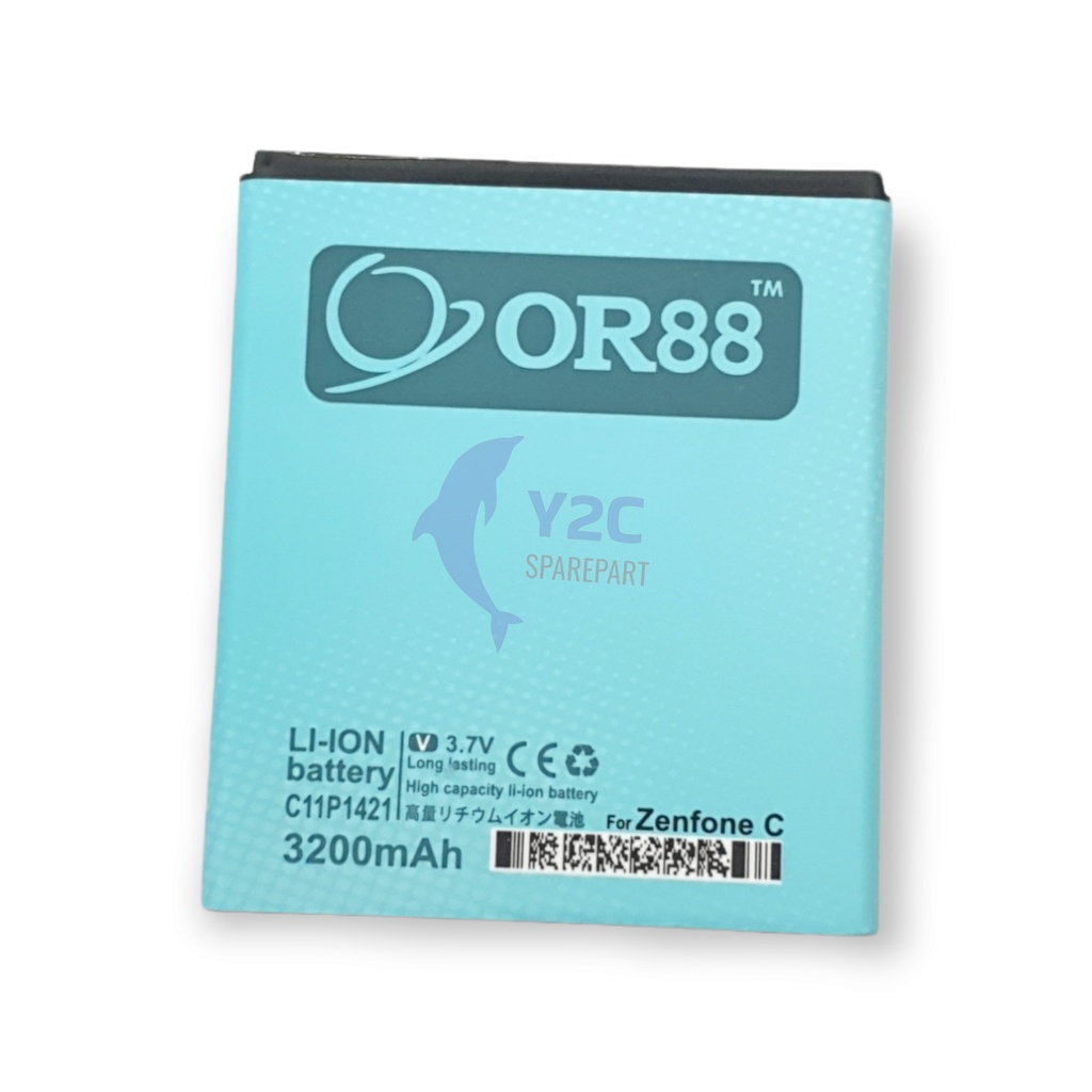 BATERAI ASUS ZENFONE C / 4C C11P1421 DOUBLE POWER ORIENS 88 / BATRE / BATERE / BATREI