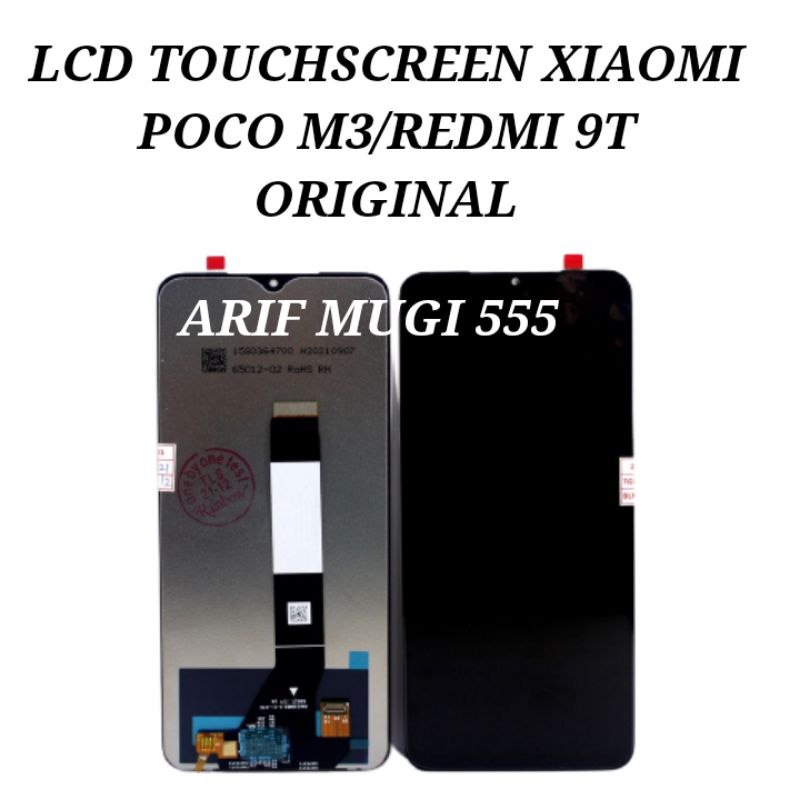 LCD TS XIAOMI POCO M3/LCD FULLSET TOUCHSCREEN XIAOMI REDMI 9T ORIGINAL