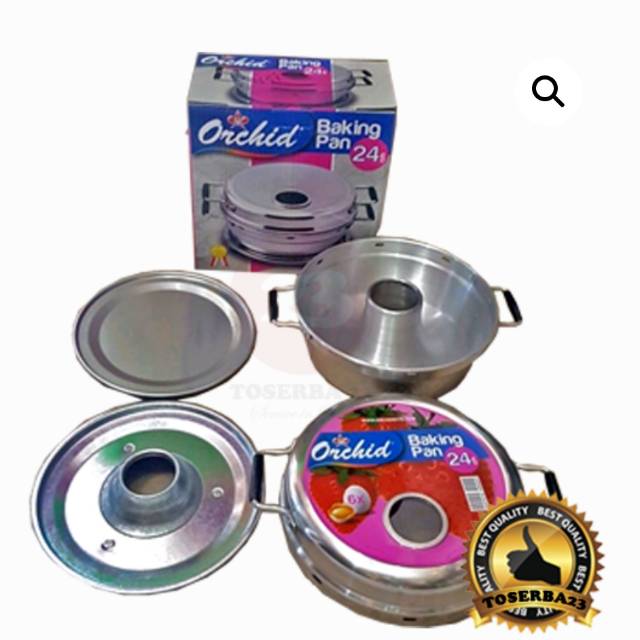 Baking pan orchid 25 panci masak peralatan dapur
