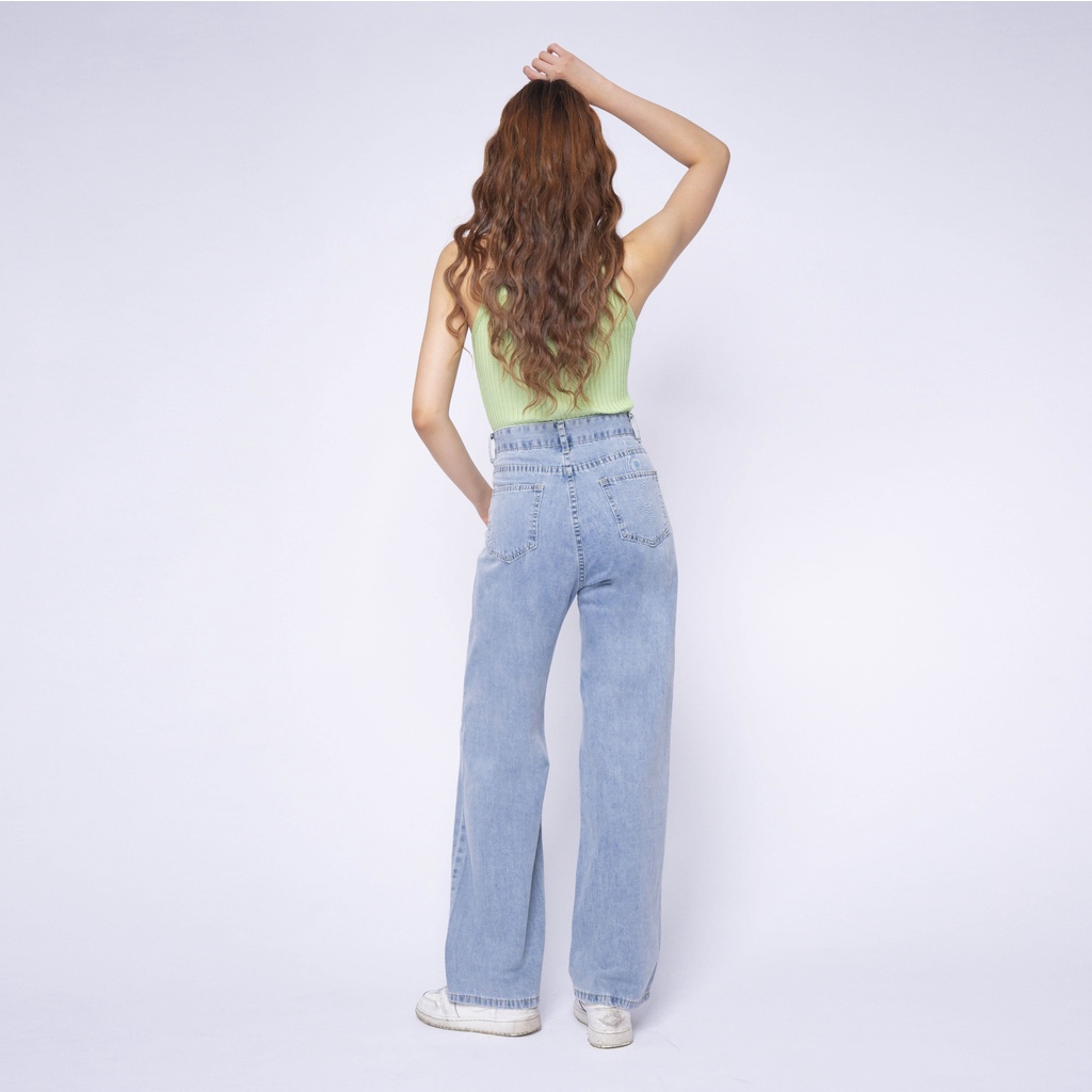 VIERLIN - Jeans 2058 - HIGH WAIST RIPPED BAGGY JEANS