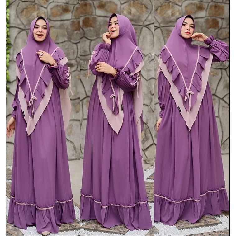 GAMIS CERUTI SET SYARI - SHIZUKA ORI ALDISA