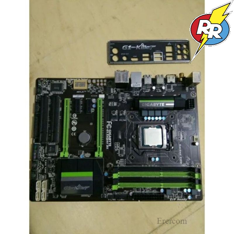 Motherboard Mainboard Mobo PC Gaming Merk Gigabyte G1 Killer Sniper B5 Paket Prosesor Intel Core i7 