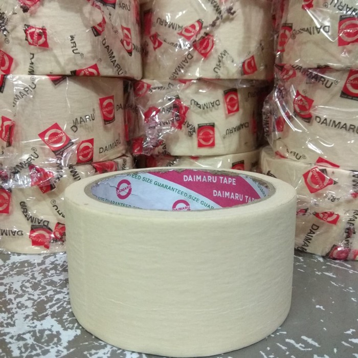 

Masking Tape / Lakban Kertas DAIMARU 2 Inchi / Lakban kertas Ukuran 48mm x 72 yard