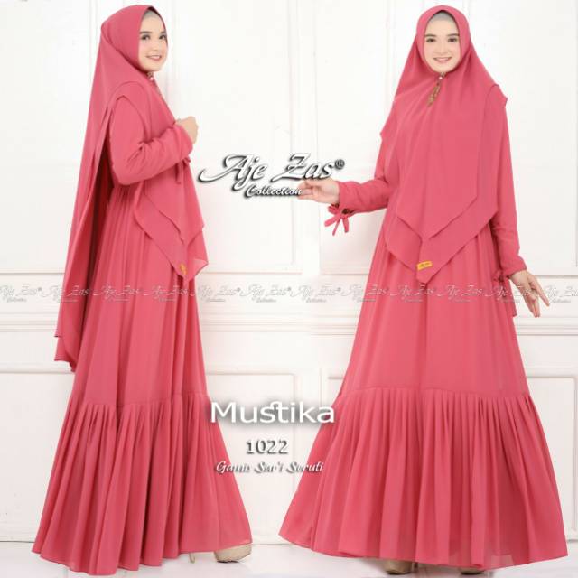 Gamis syar'i mustika aje zas