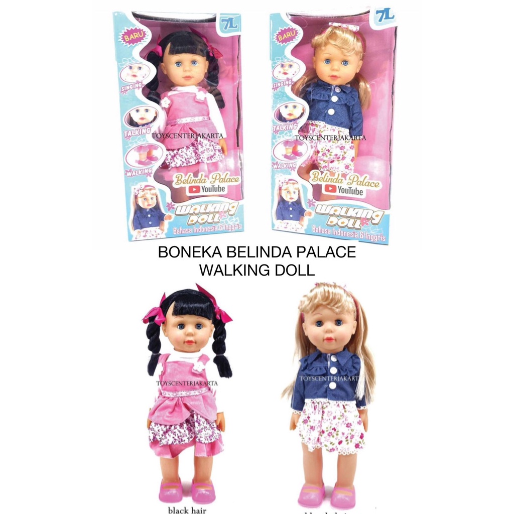 omtepen - CANGGIH BONEKA BELINDA PINTAR BISA NYANYI JALAN BERBICARA DAN REKAM SUARA KITA BONEKA BELI