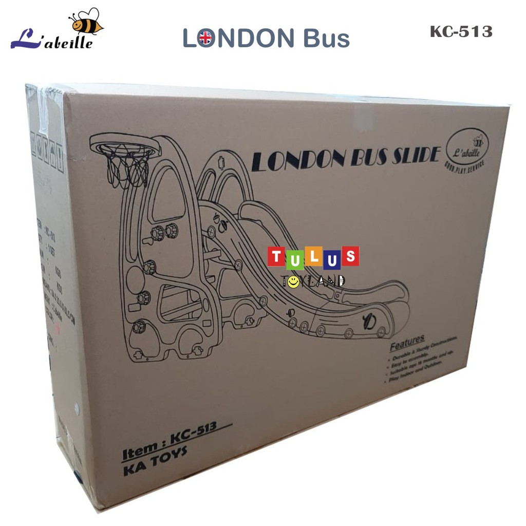 Perosotan Lucu Labeille London Bus Otto Car Slide KC 513 Basket Mainan Anak Murah