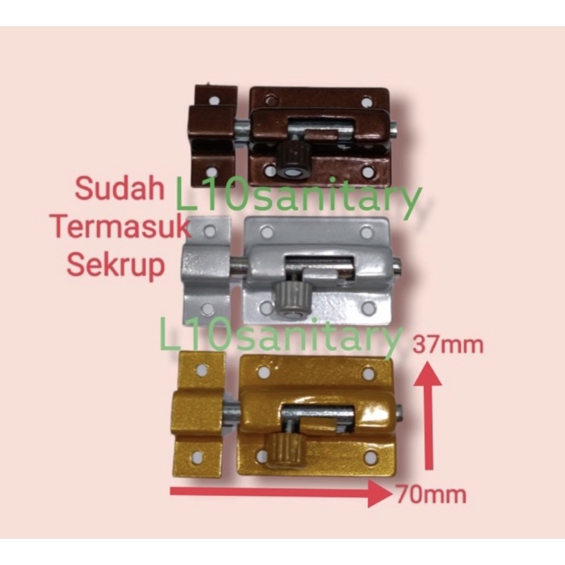 Grendel Tower Bolt Exito / Slot Per Exito / Grendel Per Exito 2” Inch