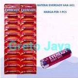 ( AAA ) Baterai Kecil Battery Batre Batt Batrai Remote Remot Kontrol Control AC TV Mainan Anak A3 Mu