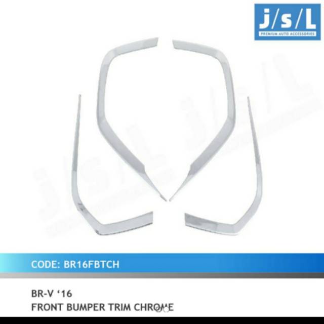 List bumper depan BRV chrome/ front bumper trim chrome jsl