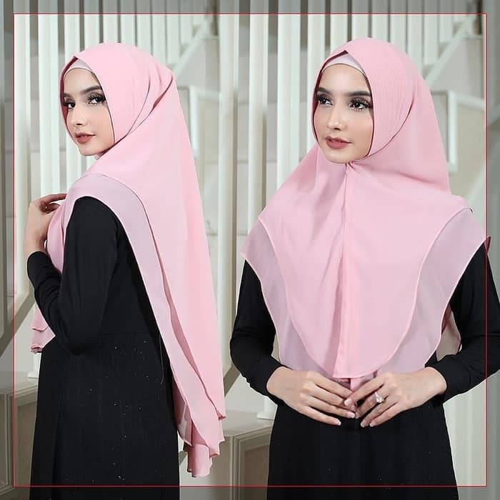 KHIMAR OVAL DUA LAYER