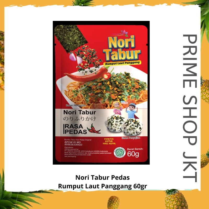 

RB Nori Tabur Rasa Original Spicy 60gr Halal Rumput Laut Panggang Korea