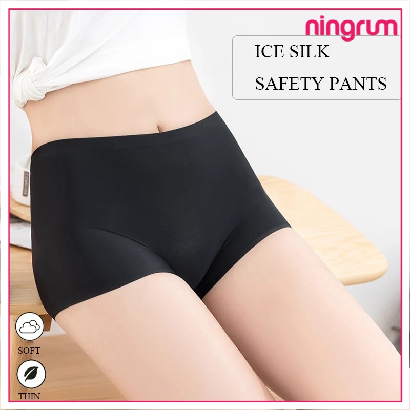 Ningrum celana pendek celana dalam legging seamless boxer wanita - 3056