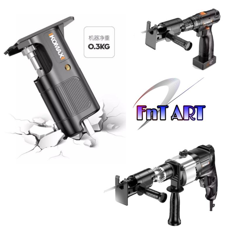 Konverter adaptor Bor Listrik Gergaji Kayu Besi PVC Paralon tipe random Komax