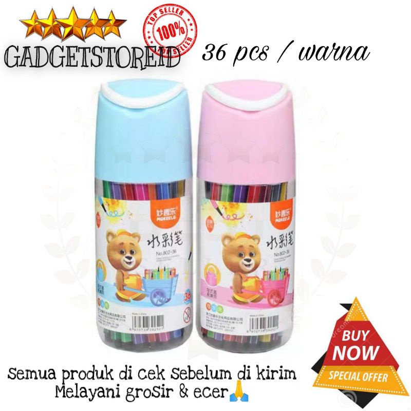 

GG - Spidol watercolor 36 warna / pcs Washable maker pen spidol warna 36warna / Pcs